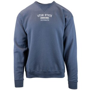 Utah State Since 1888 University Unisex Crew Sweatshirt Slate Blue